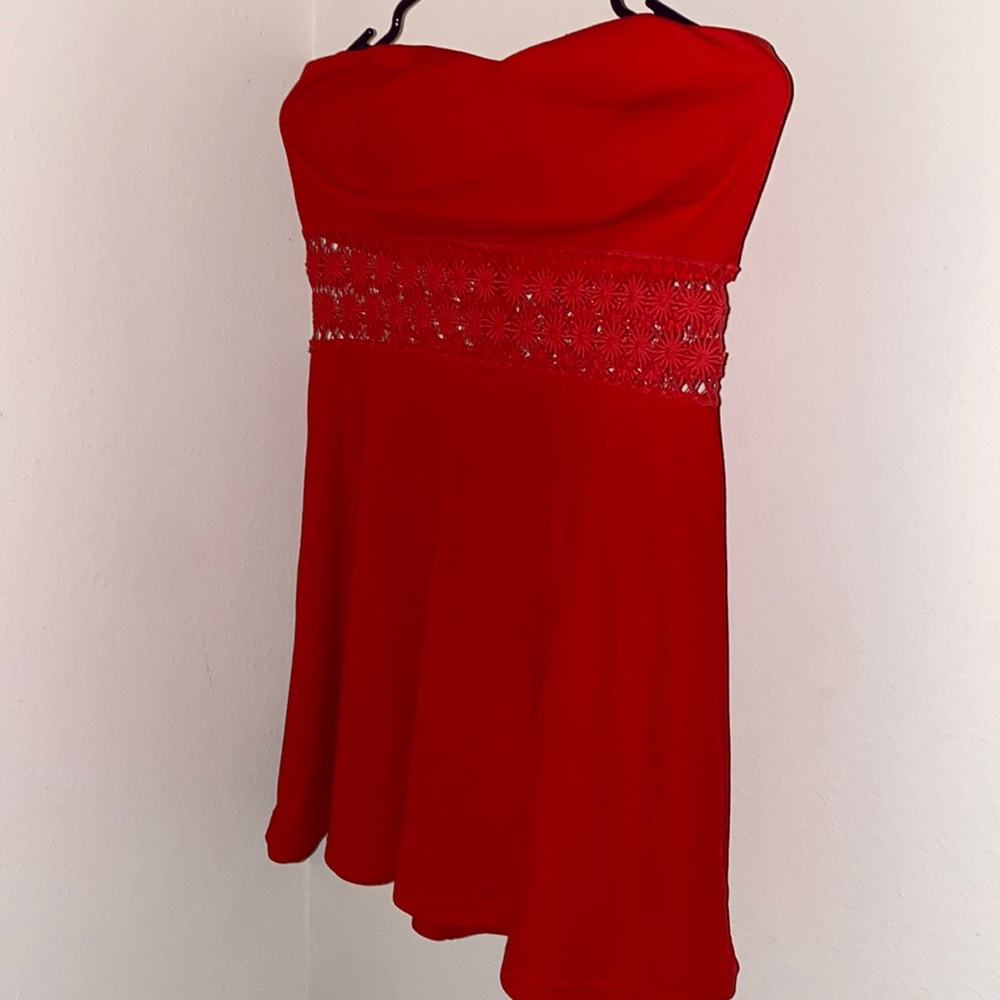 Red dress